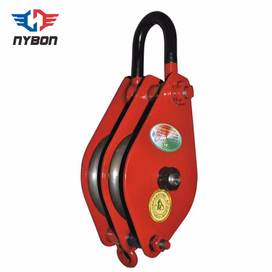Double Sheave Winch Crane Lifting Snatch Pulley Wheel Pulley Block 