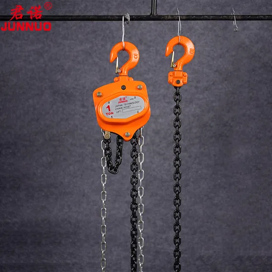 Junnuo G80 체인 수동 풀리 블록 10톤