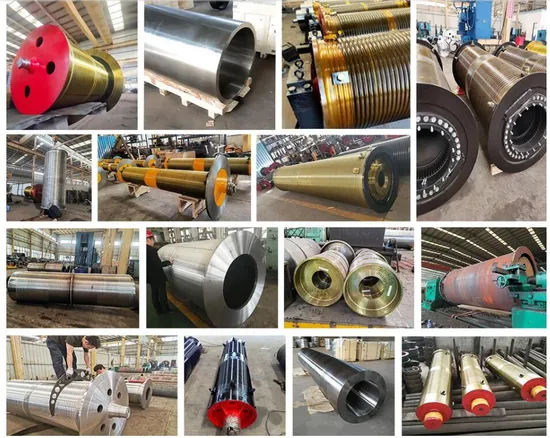 건설 기계용 대형 강철 호이스트 윈치 와이어 로프 드럼